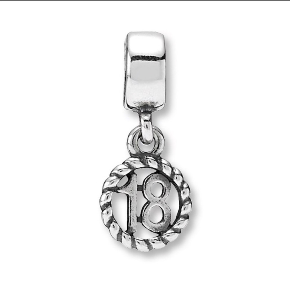 Pandora 18 Charm Sterling Silver